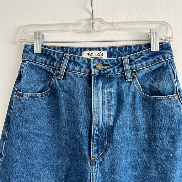 ROLLAS high rise wide leg jeans - Picture 2 of 4